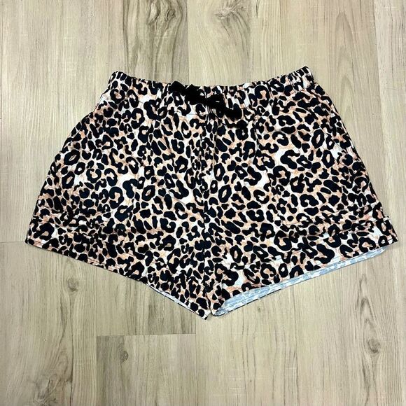 NWOT animal print shorts sz XL drawstring waist by Mosucoirl stretchy - Picture 7 of 16